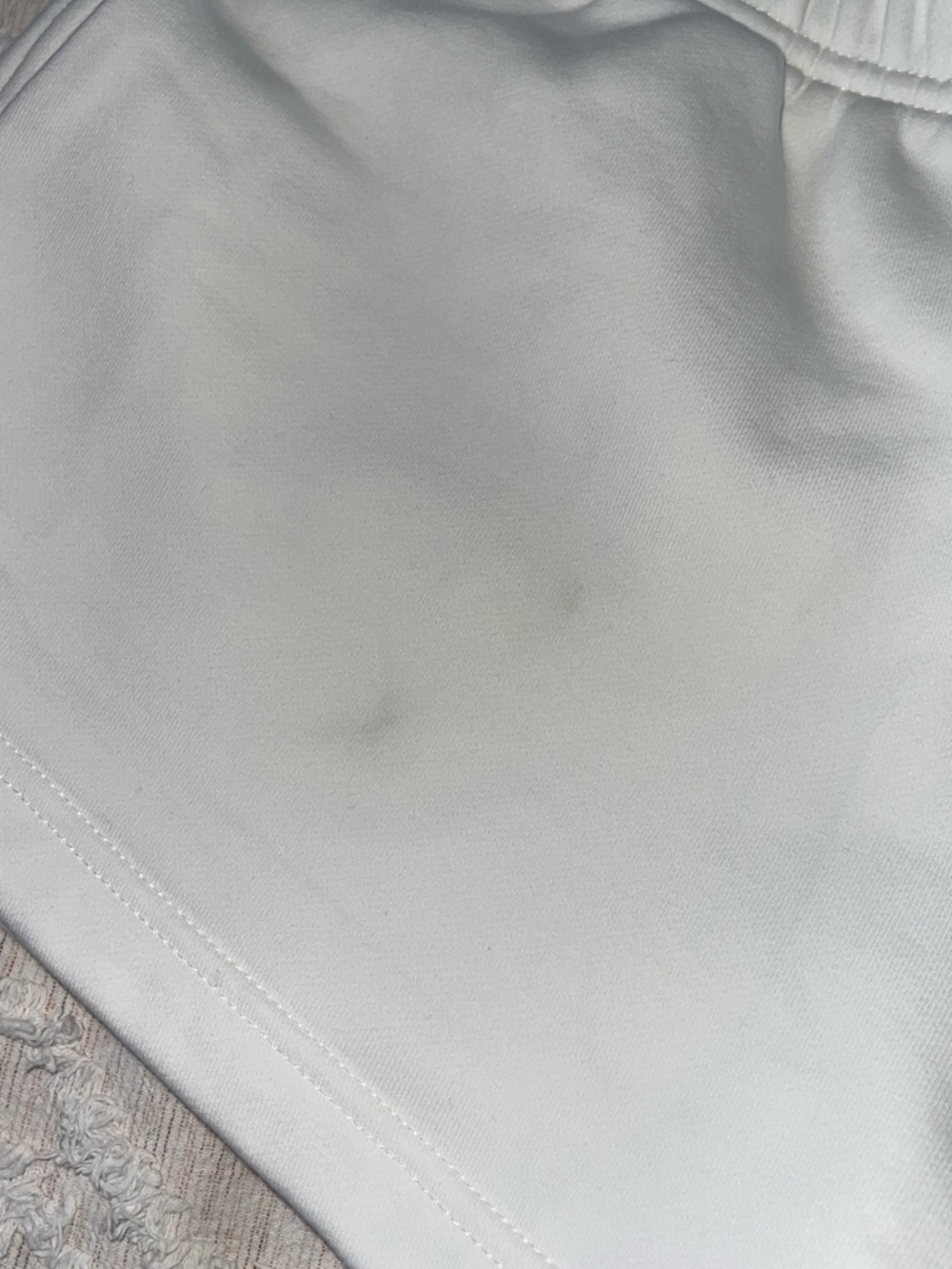 Athleta Mid Rise White Shorts - Picture 8 of 9